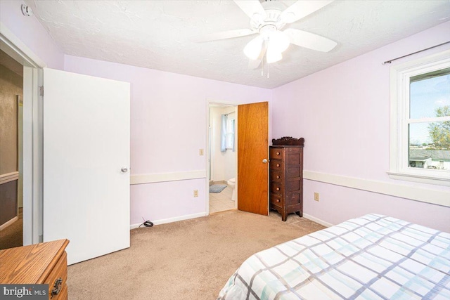 4115 Grandview Rd, Hanover, PA 17331 - bedroom featuring multiple windows, carpet floors, a textured ceiling, baseboards, and ensuite bathroom