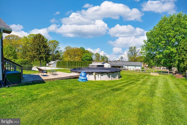 4115 Grandview Rd, Hanover, PA 17331 - view of yard featuring a wooden deck