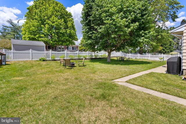 view of yard