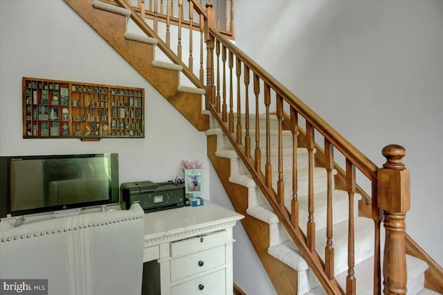 view of stairs