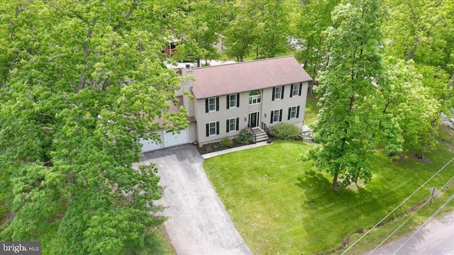 view of subject property