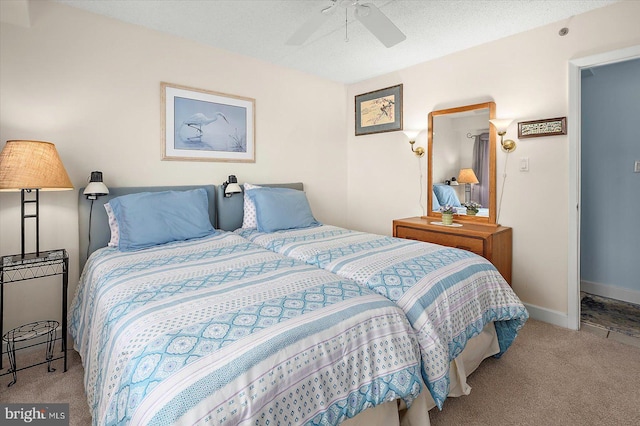 11000 Coastal Hwy Unit 1211, Ocean City, MD 21842 - bedroom with carpet flooring, baseboards, and ceiling fan