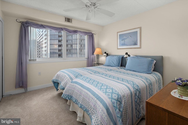 11000 Coastal Hwy Unit 1211, Ocean City, MD 21842 - carpeted bedroom featuring baseboards and ceiling fan