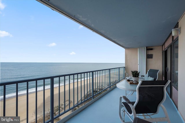 11000 Coastal Hwy Unit 1211, Ocean City, MD 21842 - balcony featuring view of water and beach