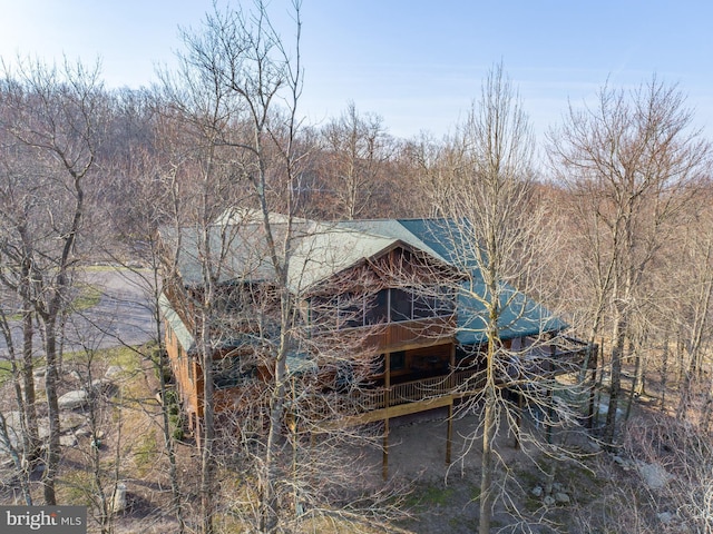 view of side of property