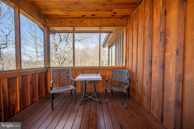 sunroom with healthy amount of natural light
