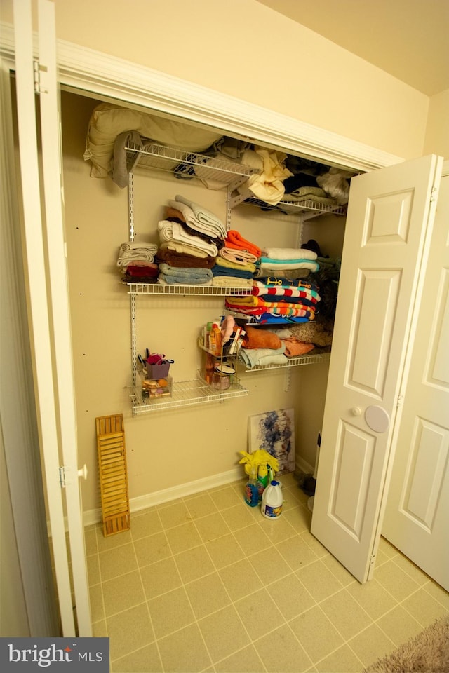 view of closet
