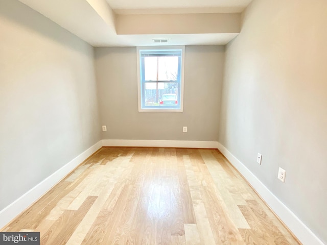 1715 Montello Ave NE, Washington, DC 20002 - spare room featuring light wood-type flooring and baseboards