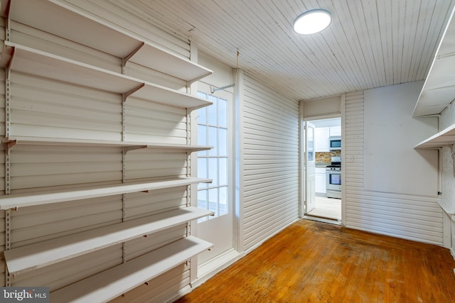 view of storage room
