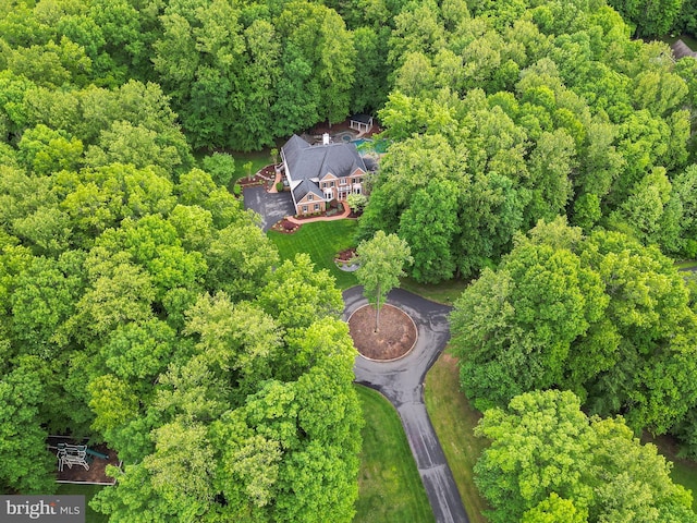 8197 Cottage Rose Ct, Fairfax Station, VA 22039 - aerial view of a forest