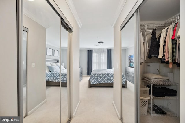 12001 Market St Unit 441, Reston, VA 20190 - corridor with crown molding, carpet, and baseboards
