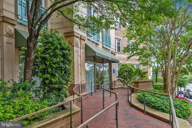 12001 Market St Unit 441, Reston, VA 20190 - view of patio / terrace with french doors