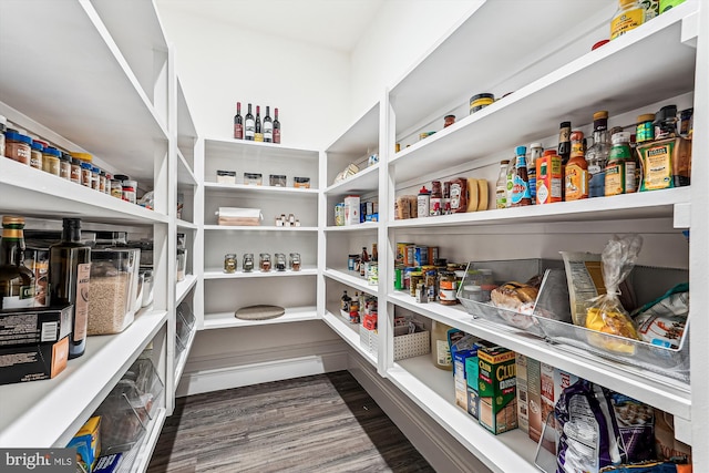 view of pantry