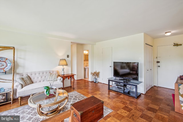view of living area