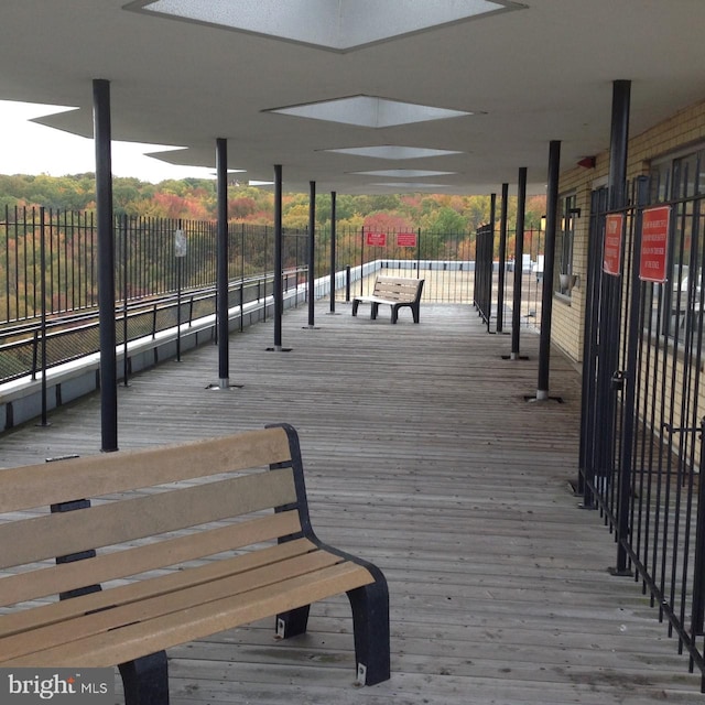 view of deck