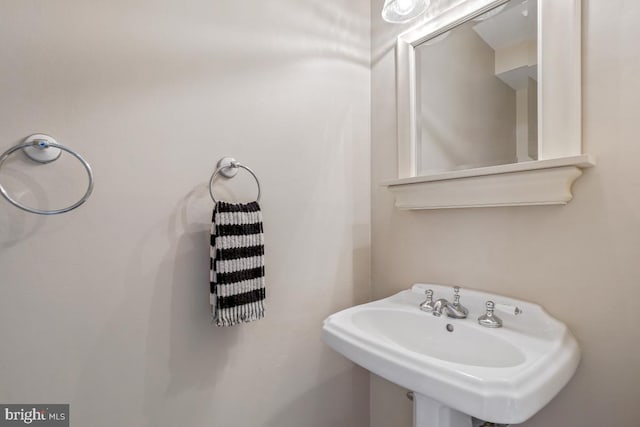 bathroom with a sink