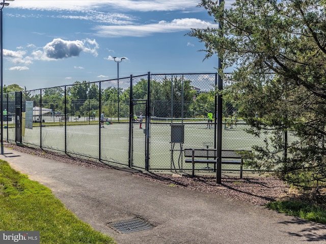 9731 Wyndham Dr, Frederick, MD 21704 - view of tennis court featuring fence