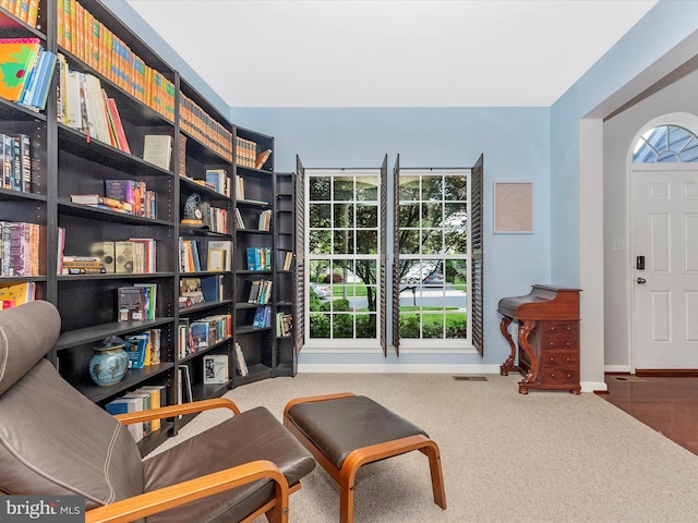 9731 Wyndham Dr, Frederick, MD 21704 - sitting room with baseboards and carpet floors