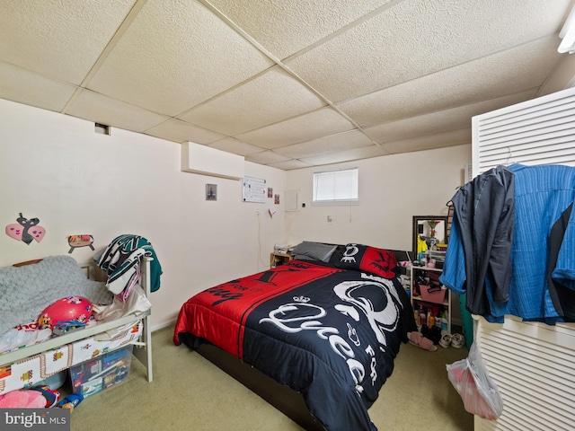 5403 Rolling Rd, Springfield, VA 22151 - bedroom featuring a drop ceiling and carpet floors