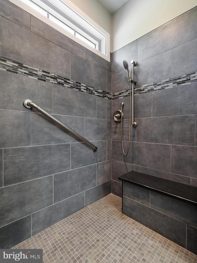 16016 Ambleside Ct, Hughesville, MD 20637 - bathroom with a tile shower