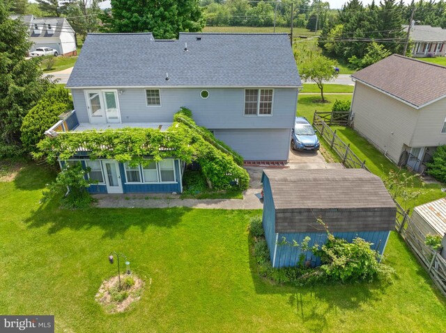 115 Emmitsburg Rd, Thurmont, MD 21788 - back of property with a shingled roof and an outbuilding