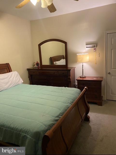 4400 N Franklin St, Philadelphia, PA 19140 - bedroom featuring light carpet and ceiling fan