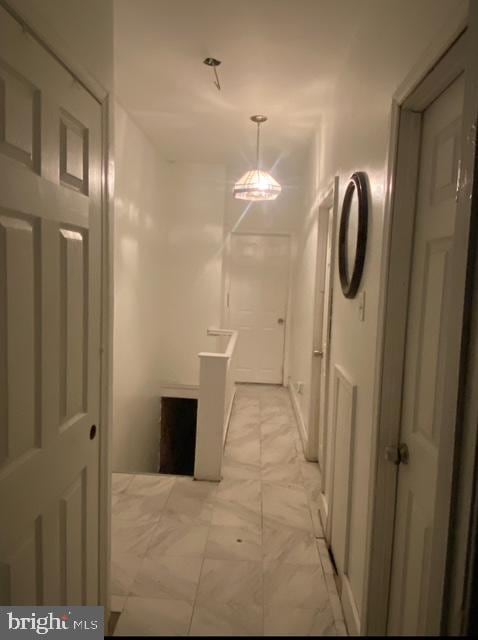 4400 N Franklin St, Philadelphia, PA 19140 - corridor with light marble finish floors