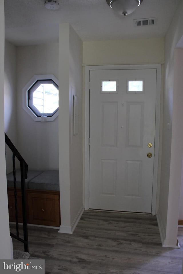 8323 Revelation Ave, Walkersville, MD 21793 - entryway featuring baseboards and wood finished floors