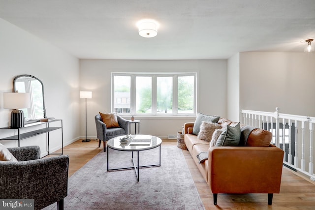 809 N Arch St, Mechanicsburg, PA 17055 - living room with light wood-type flooring and baseboards