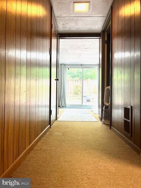 5044 Head Ct, Fairfax, VA 22032 - corridor with carpet and wooden walls