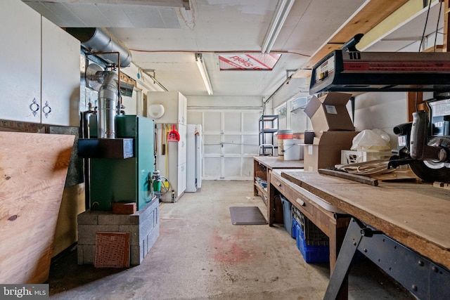 20 Hollow Rd, Levittown, PA 19056 - garage featuring a workshop area