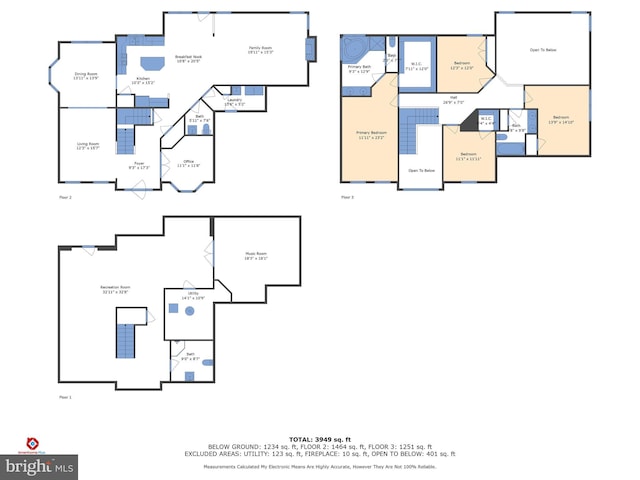 32 Beau Ridge Dr, Stafford, VA 22556 - floor plan / room layout