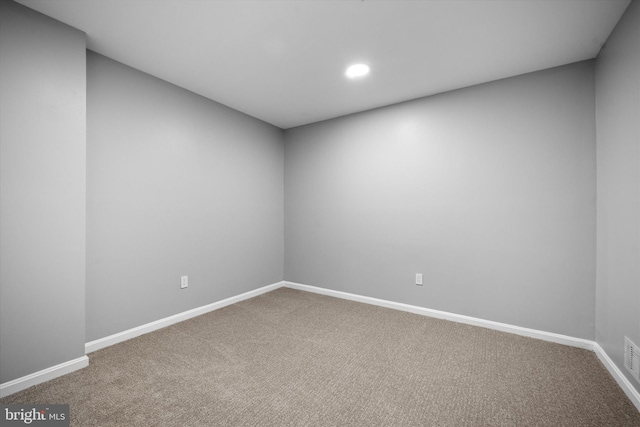 4559 Airlie Way, Annandale, VA 22003 - carpeted spare room with recessed lighting and baseboards