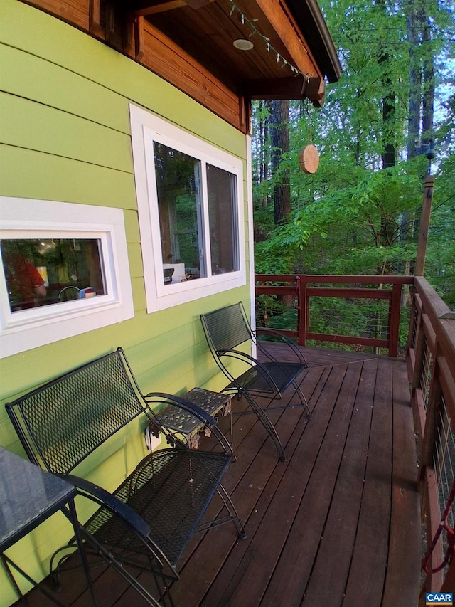 view of deck