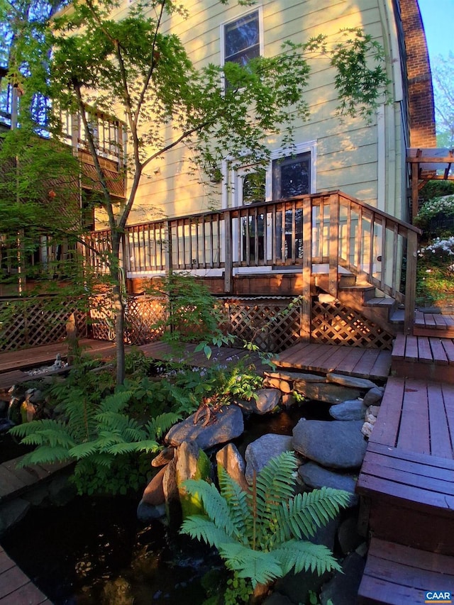 view of deck