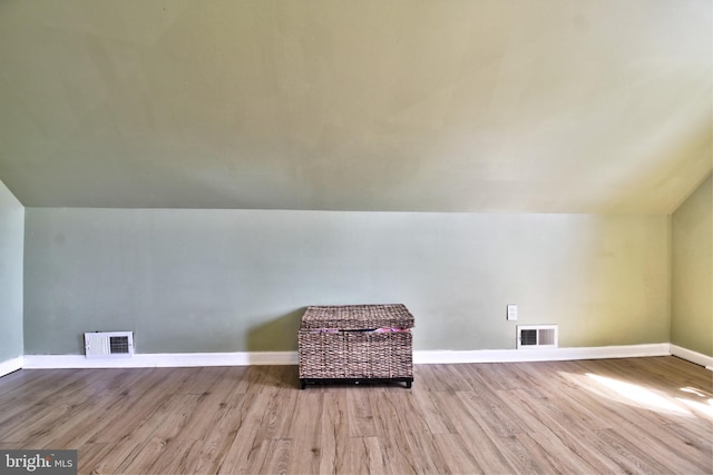 5 Middleton Ln, Willingboro, NJ 08046 - additional living space featuring vaulted ceiling, wood finished floors, and baseboards
