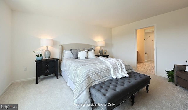 416 Allegheny Dr, Mechanicsburg, PA 17055 - carpeted bedroom featuring baseboards and ensuite bathroom