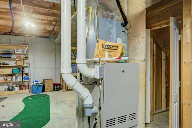 view of utility room