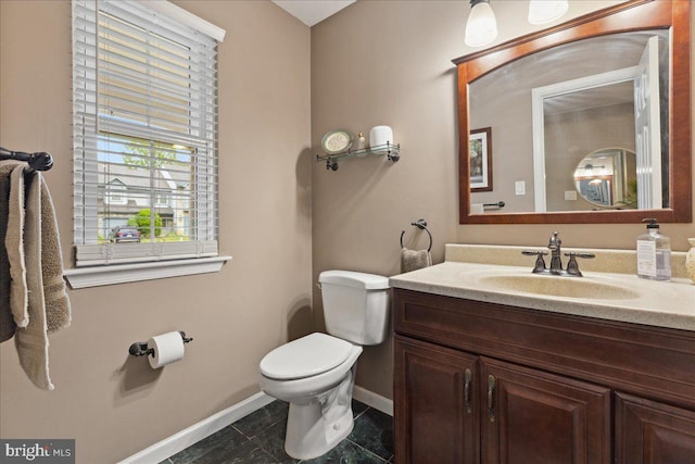52 Kettlebrook Dr, Mount Laurel, NJ 08054 - half bath featuring baseboards, toilet, and vanity