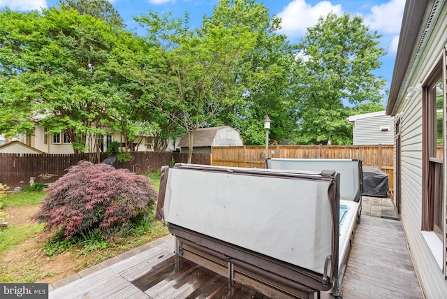 416 S Adams St, Arlington, VA 22204 - deck with a fenced backyard