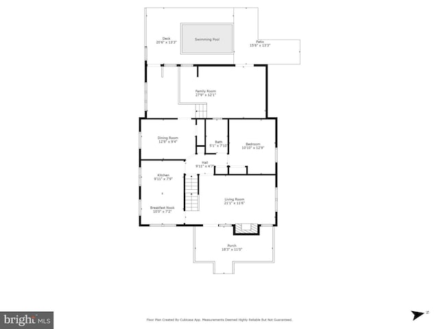 416 S Adams St, Arlington, VA 22204 - home floor plan