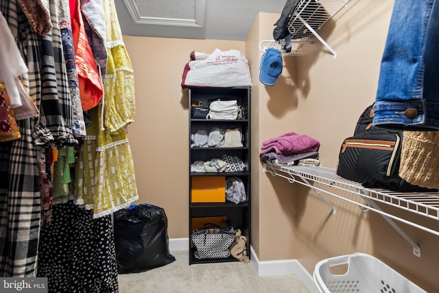10701 Monocacy Way, Manassas, VA 20112 - spacious closet with carpet floors and attic access