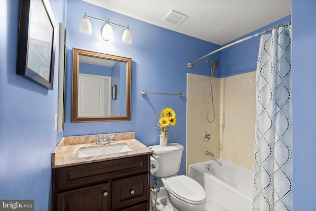 10701 Monocacy Way, Manassas, VA 20112 - full bath with toilet, vanity, and shower / bath combo with shower curtain