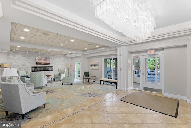 19355 Cypress Ridge Ter Unit 521, Leesburg, VA 20176 - building lobby with recessed lighting