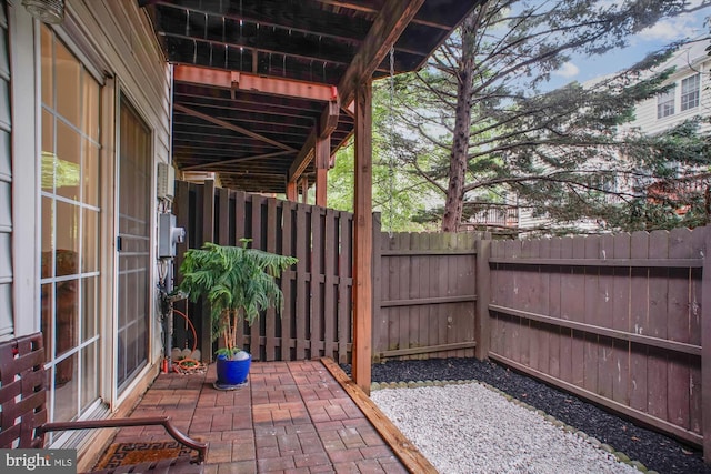 4160 Timber Log Way, Fairfax, VA 22030 - view of patio with fence