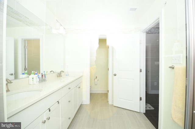 41 Green Dome Pl, Gaithersburg, MD 20878 - full bath featuring double vanity and tile patterned floors