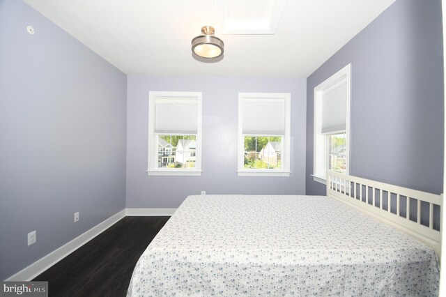 41 Green Dome Pl, Gaithersburg, MD 20878 - bedroom with dark wood-style flooring and baseboards