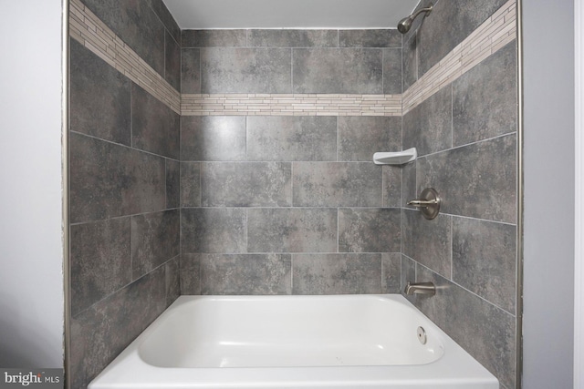 bathroom featuring bathtub / shower combination