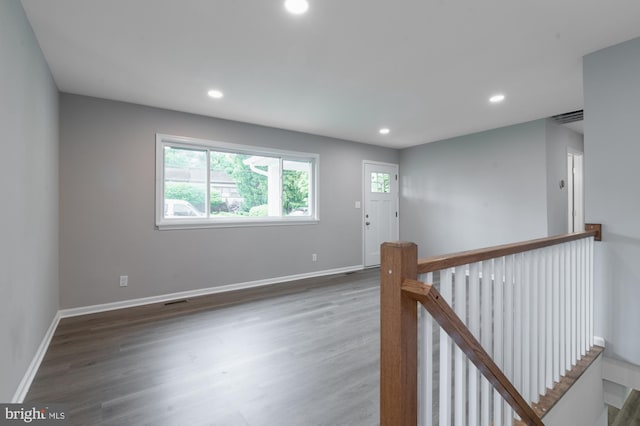 609 6th Ave, Brunswick, MD 21716 - entrance foyer featuring baseboards, wood finished floors, and recessed lighting