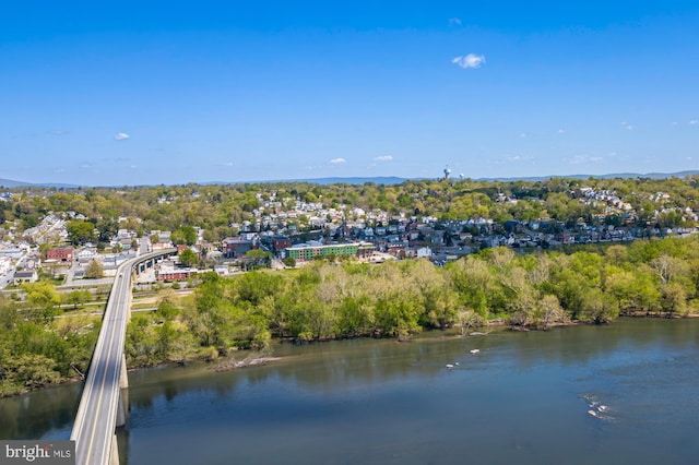 609 6th Ave, Brunswick, MD 21716 - drone / aerial view of a nearby body of water and a tree filled landscape